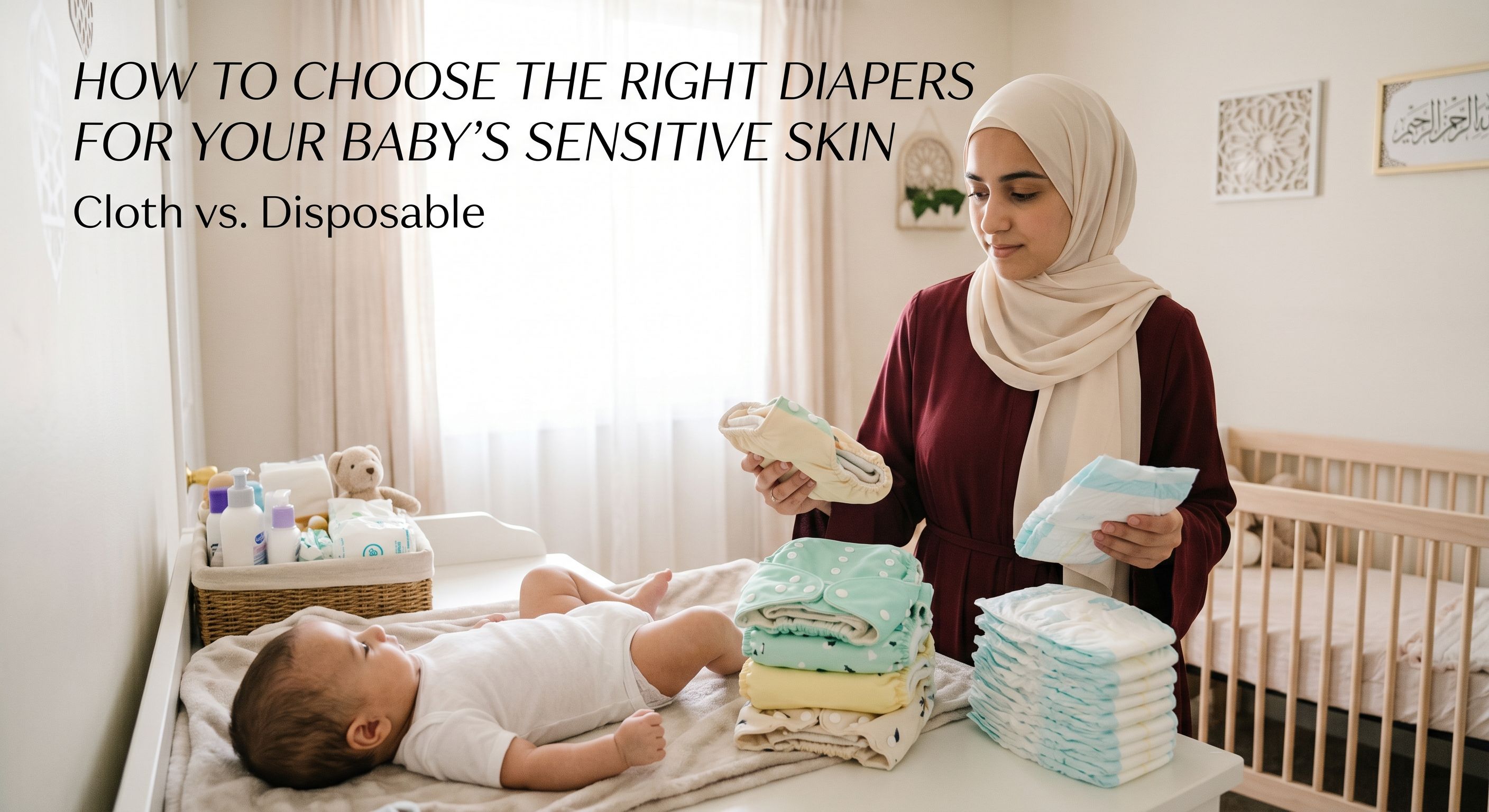 Choosing the Best Diapers for Your Baby’s Sensitive Skin